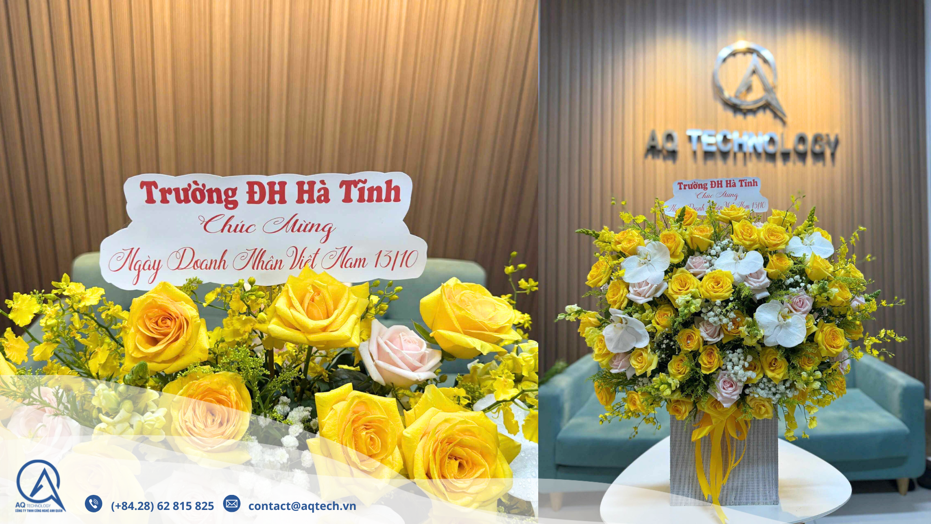 🤝 AQTech Đón Nhận Lời Chúc Mừng Ngày Doanh Nhân Việt Nam 13/10 🤝