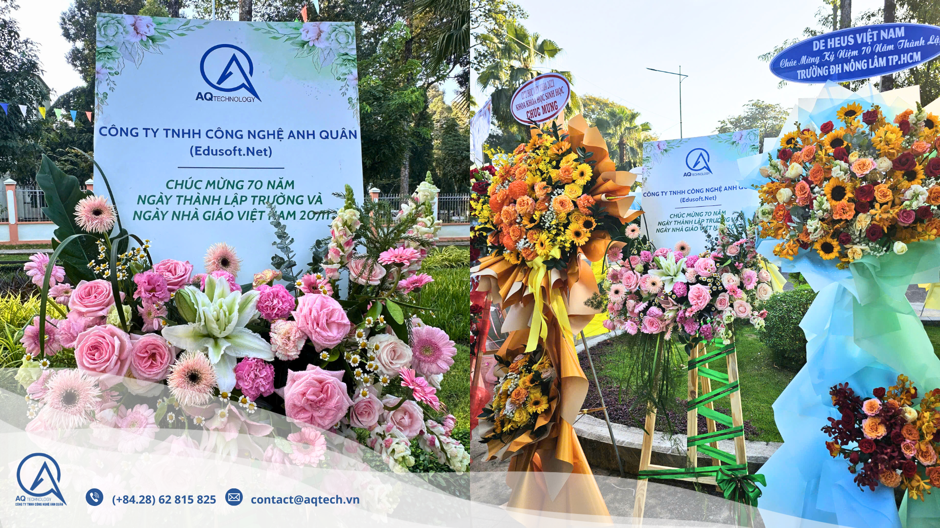 🎉 AQTECH GỬI LỜI TRI ÂN ĐẾN CÁC TRƯỜNG NHÂN DỊP 20/11