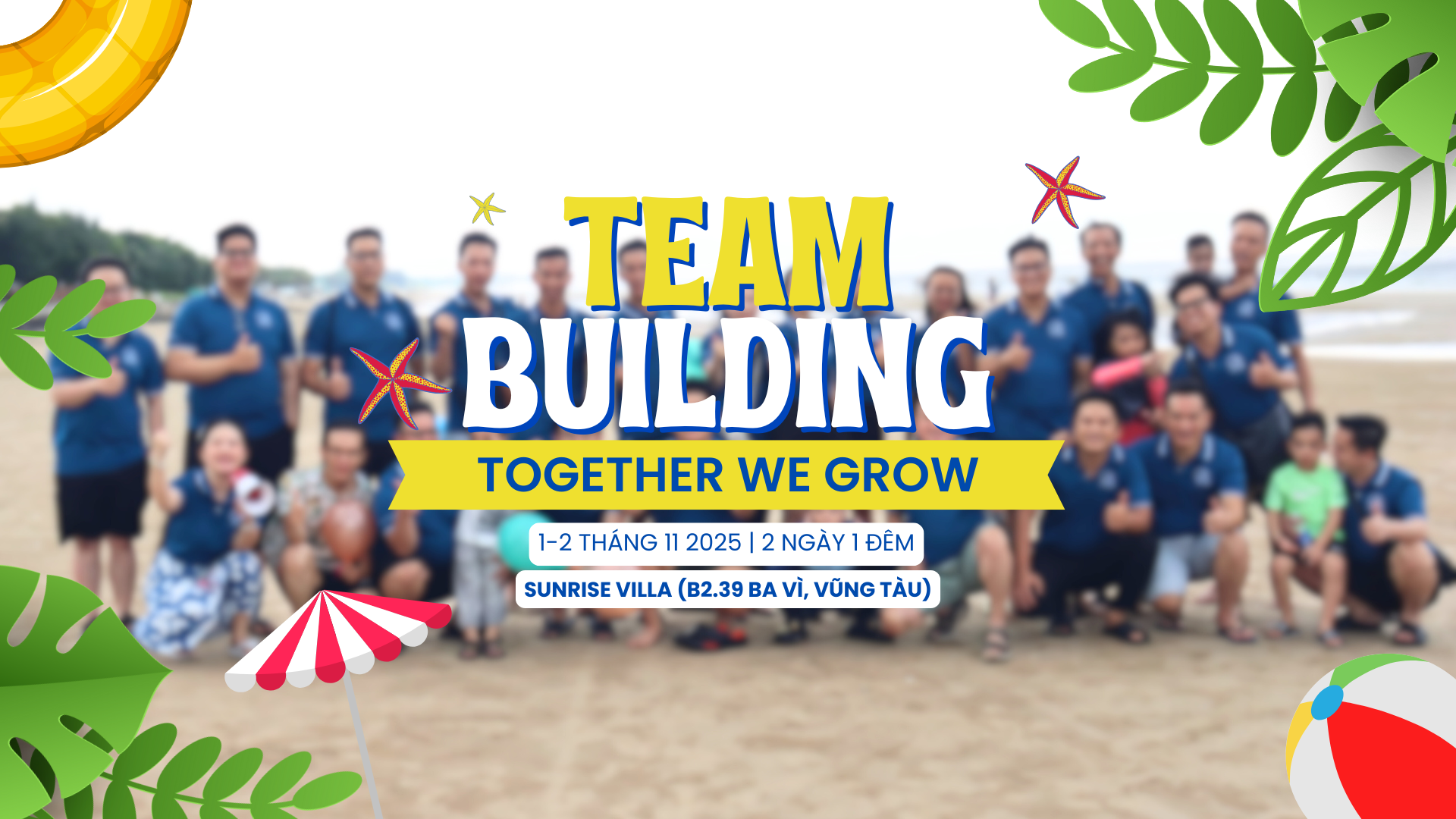 🏖️ Team Building Quý IV/2025 – AQTech cùng nhau gắn kết và bứt phá tại Vũng Tàu
