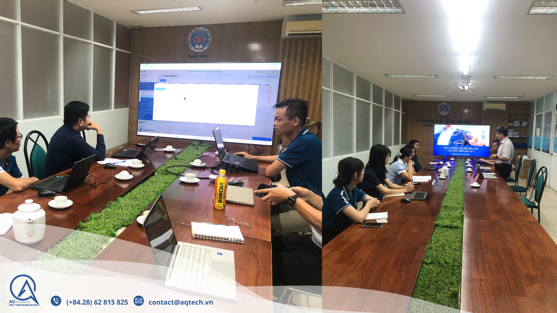 AQTech giới thiệu Phần mềm Quản lý đo lường và đánh giá Chuẩn đầu ra chương trình đào tạo AQ EduLOM tại Trường Đại học Kinh tế – Kỹ thuật Bình Dương